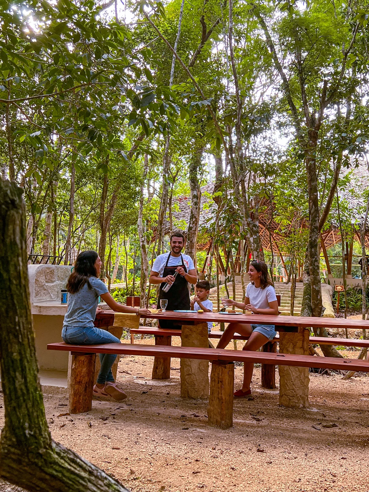 Image of Garden at Green Dream, featuring Outdoor Dining, Grill Area.