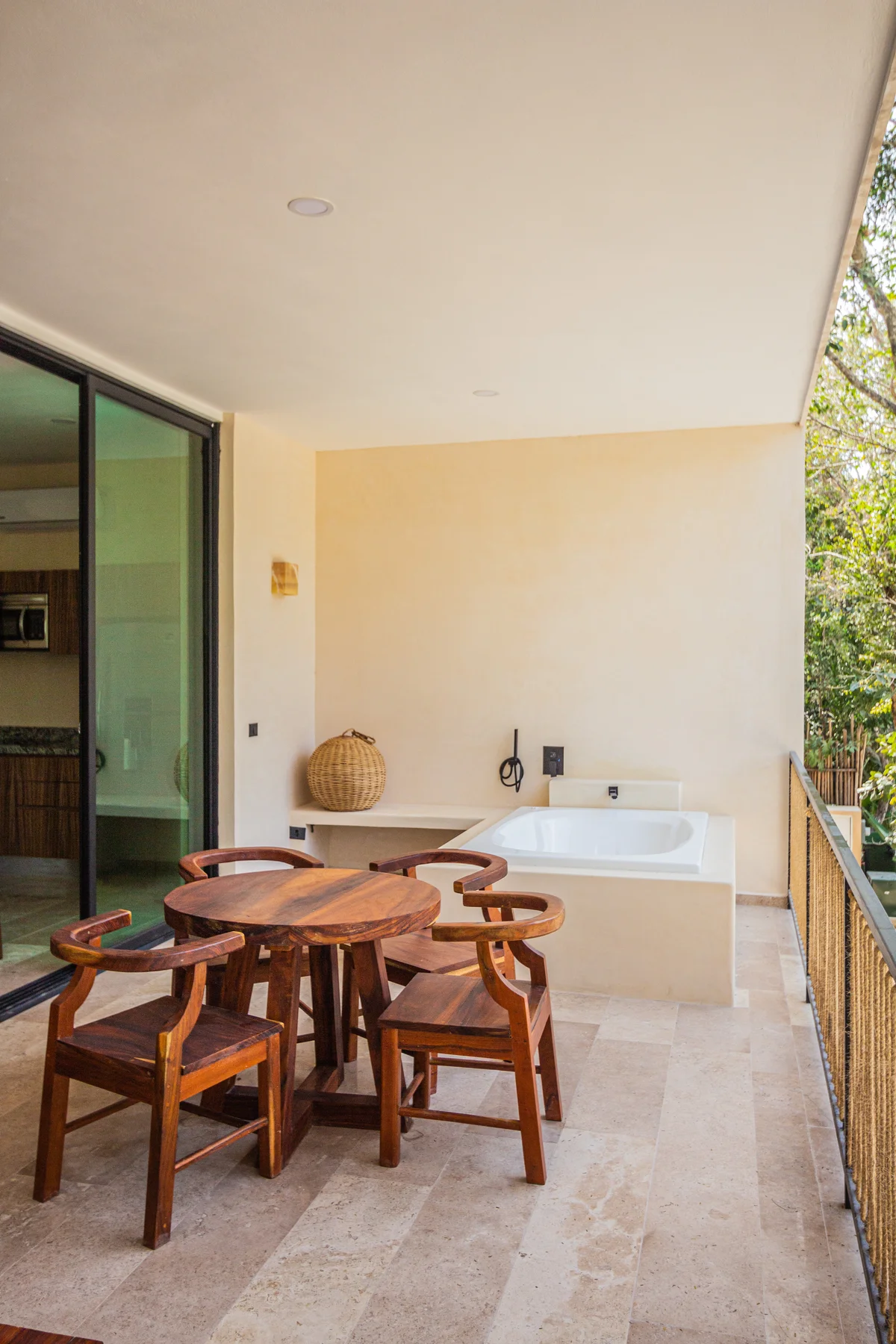 Image of Jacuzzi at Habaneros, featuring Private Balcony, Outdoor Jacuzzi.