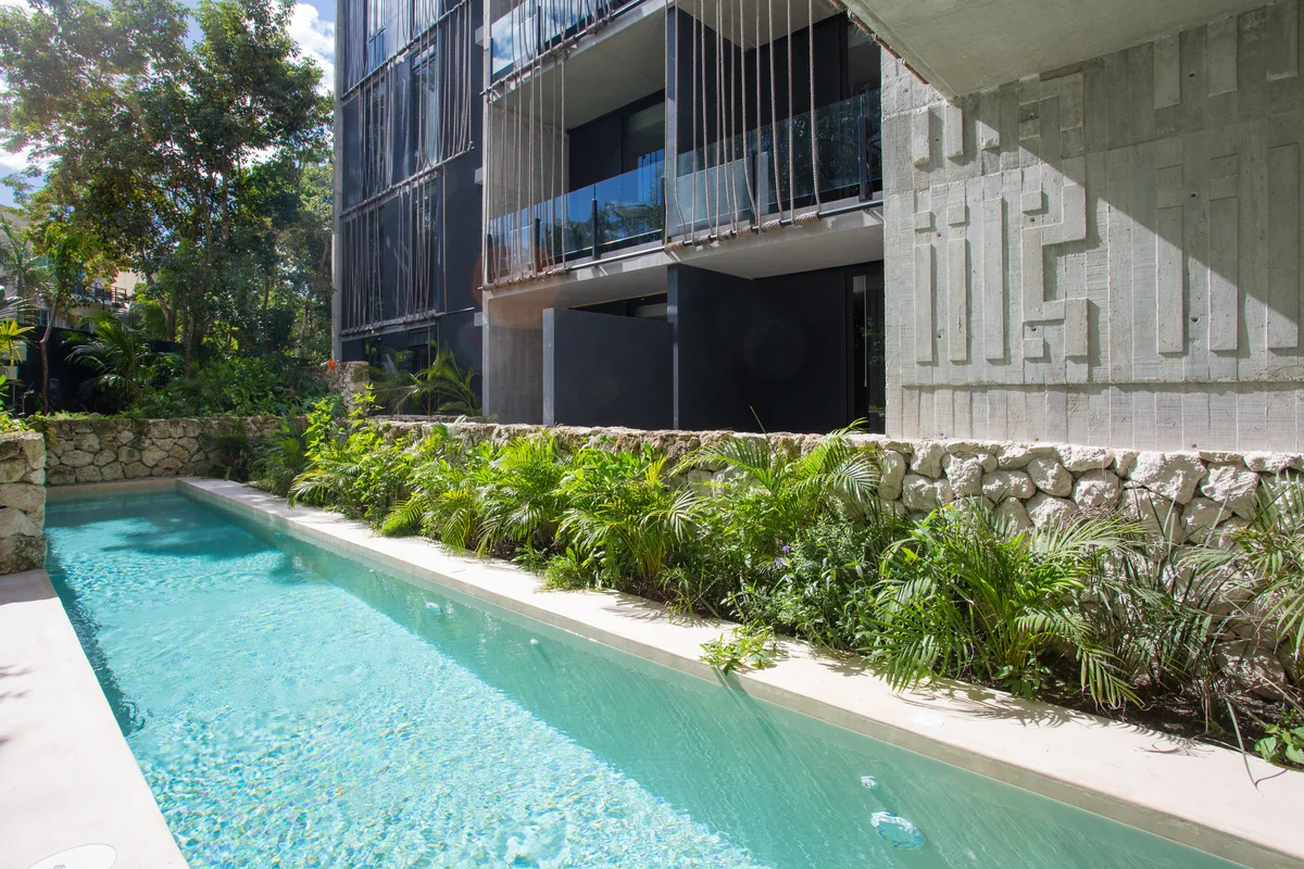 Image of Swimming Pool at IIK, featuring Swimming Pool, Modern Architecture.