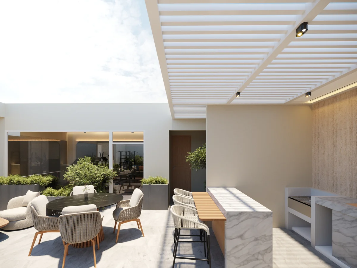 Image of Rooftop Terrace at Le 35 Residences, featuring Rooftop Terrace, Outdoor Lounge.