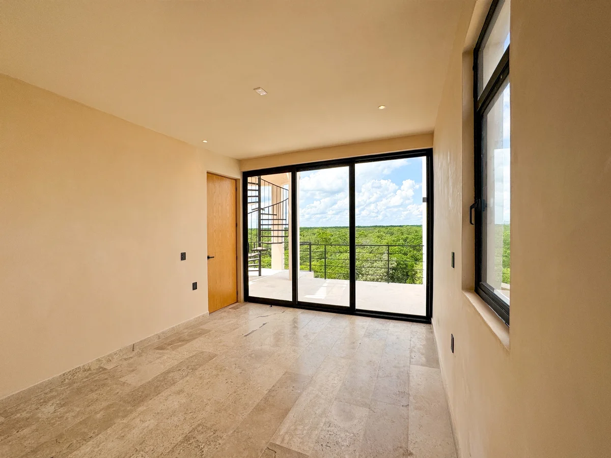 View of Unfurnished Room at Oniric, showcasing Balcony, Jungle View.