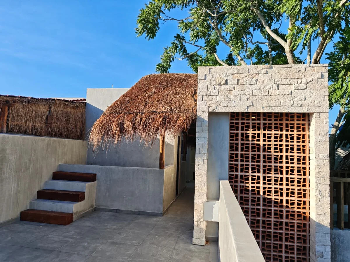 Image of Rooftop Terrace at Tamarindos, featuring Rooftop Terrace, Tropical Architecture.