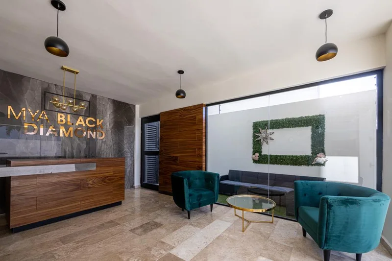 Image of Lobby at Mya Black Diamond, featuring Lobby Entrance, Reception Desk.