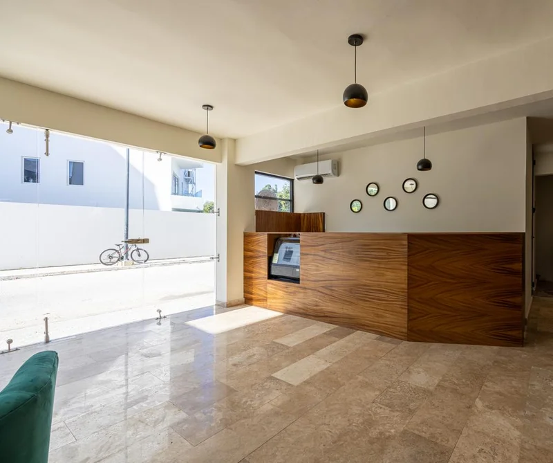 Image of Lobby at Mya Black Diamond, featuring Modern Lobby, Reception Desk.