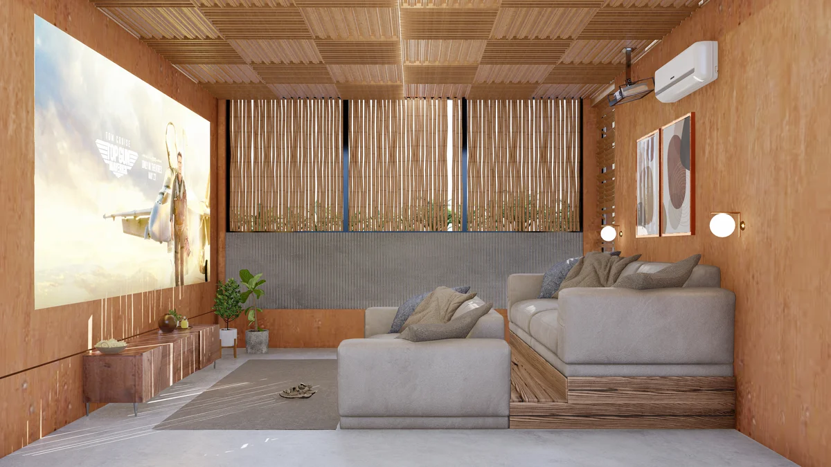 Image of Cinema Room at Kabax, featuring Cinema Room, Home Theater.