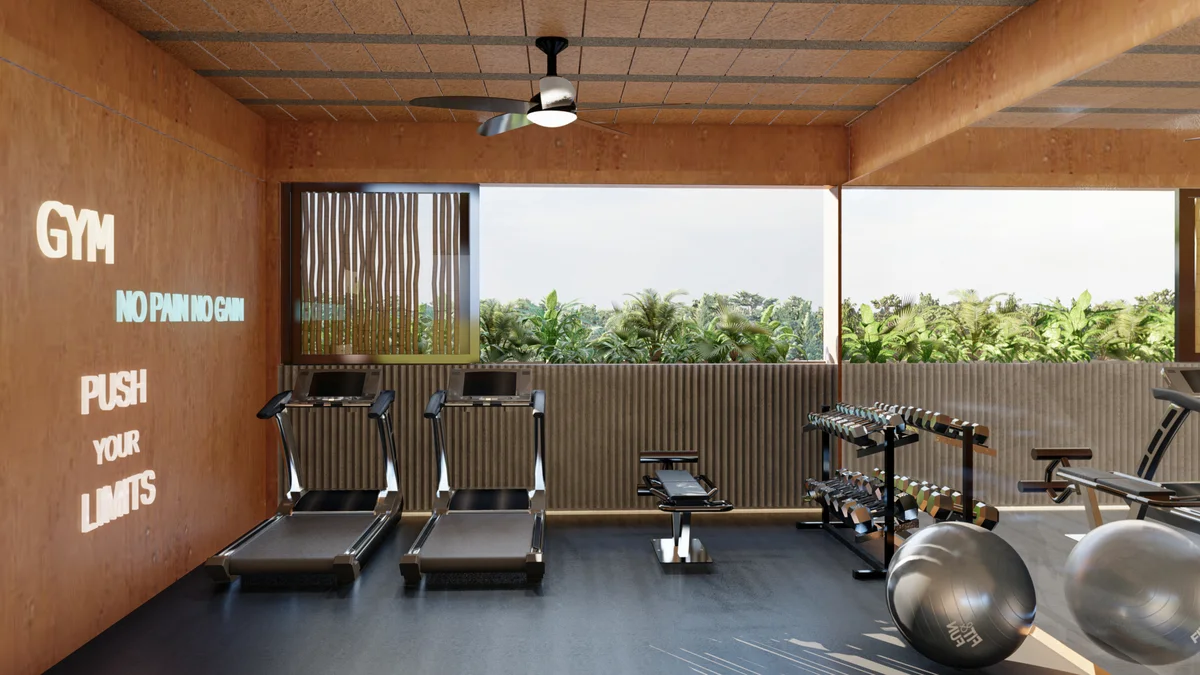 Image of Gym at Kabax, featuring Fitness Center, Modern Gym.