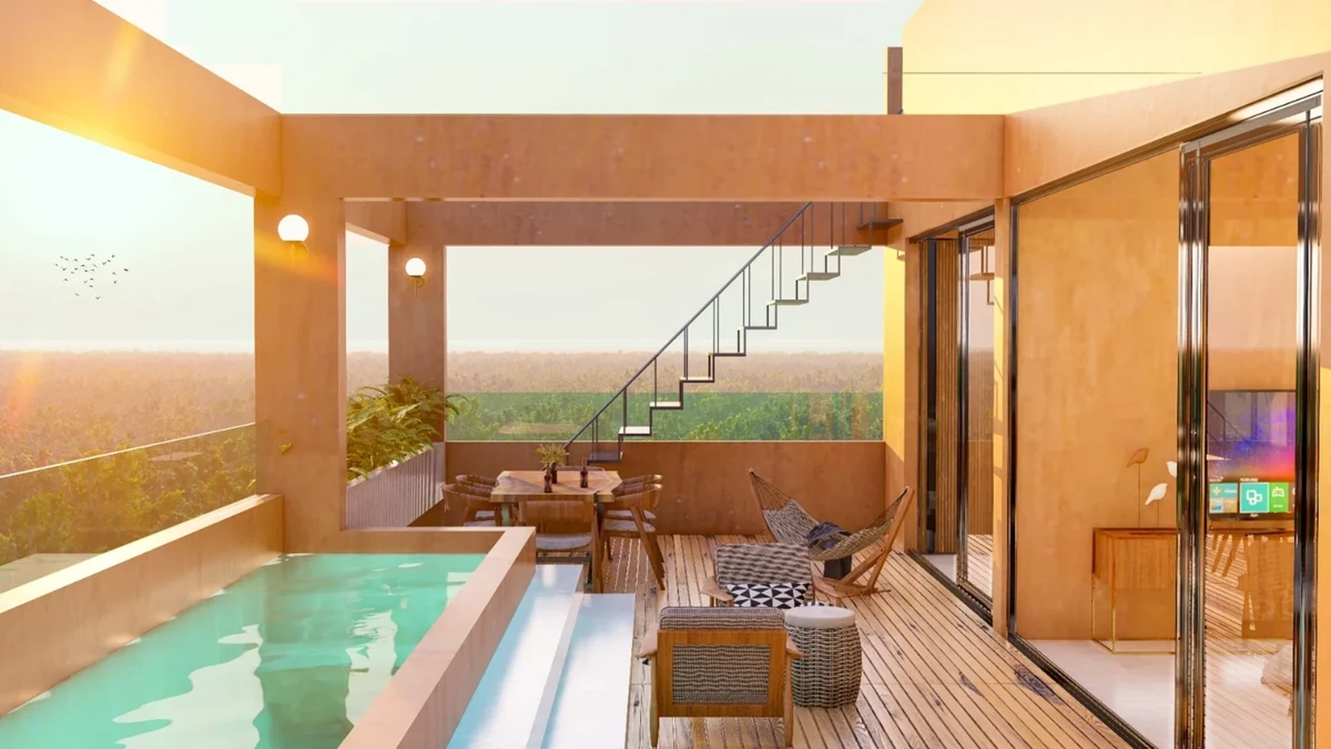 Image of Swimming Pool at Kabax, featuring Rooftop Terrace, Private Plunge Pool.