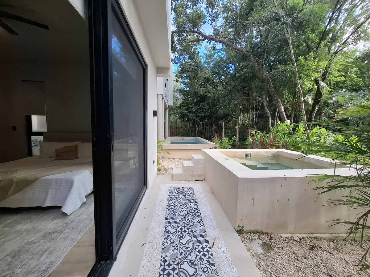 Image of Swimming Pool at Attha Holistika, featuring Private Plunge Pool, Indoor-Outdoor Living.