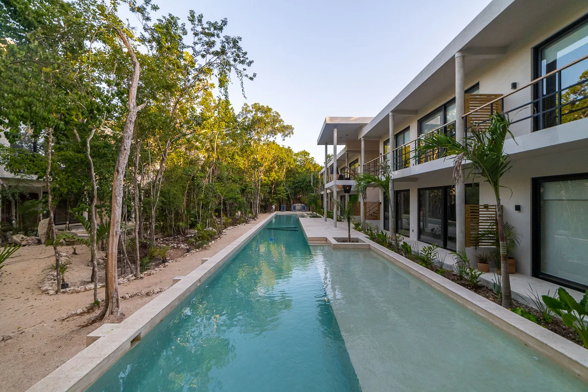 Image of Swimming Pool at Attha Holistika, featuring Swimming Pool, Luxury Apartments.