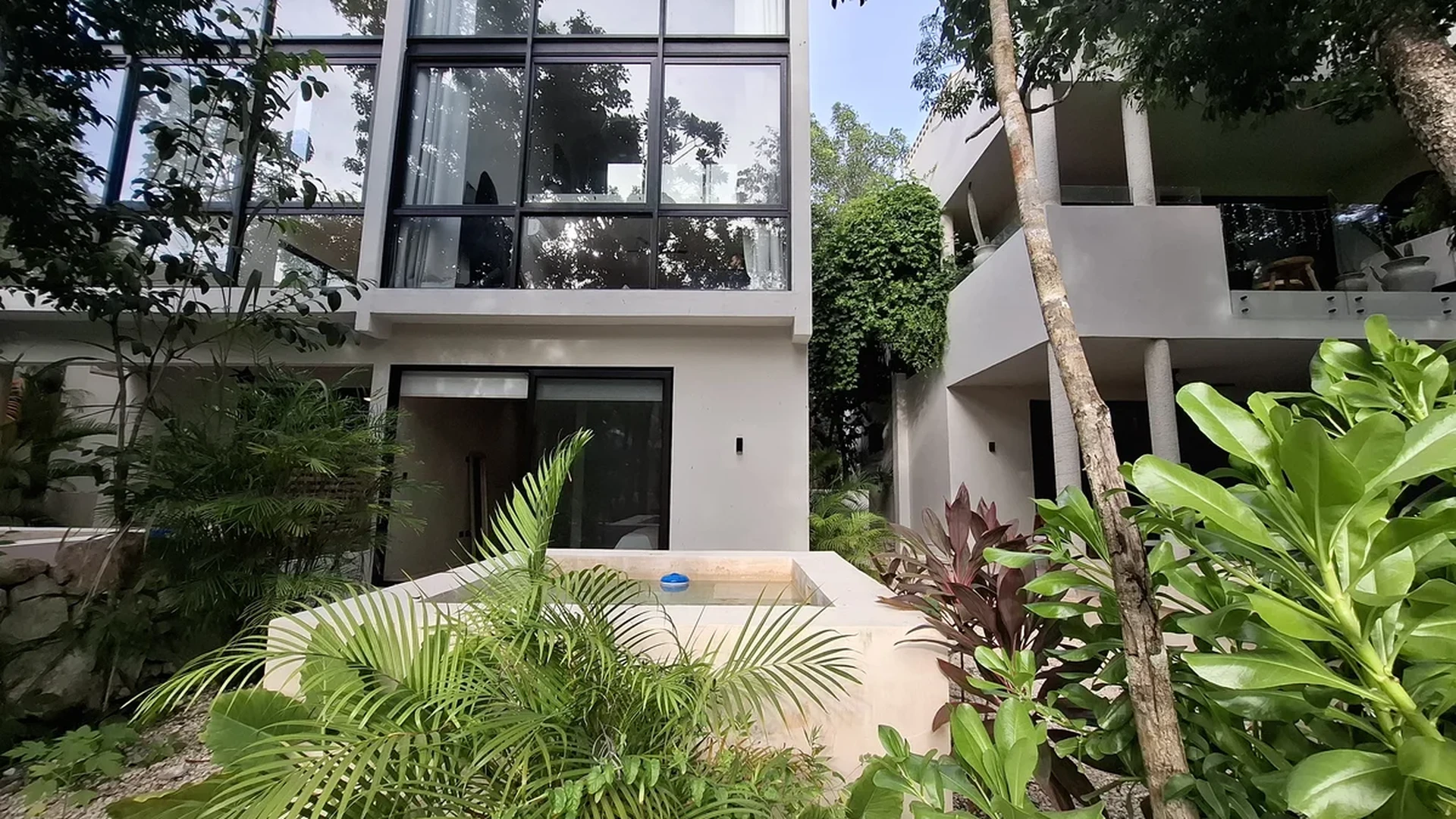 Image of Jacuzzi at Attha Holistika, featuring Modern Architecture, Private Plunge Pool.