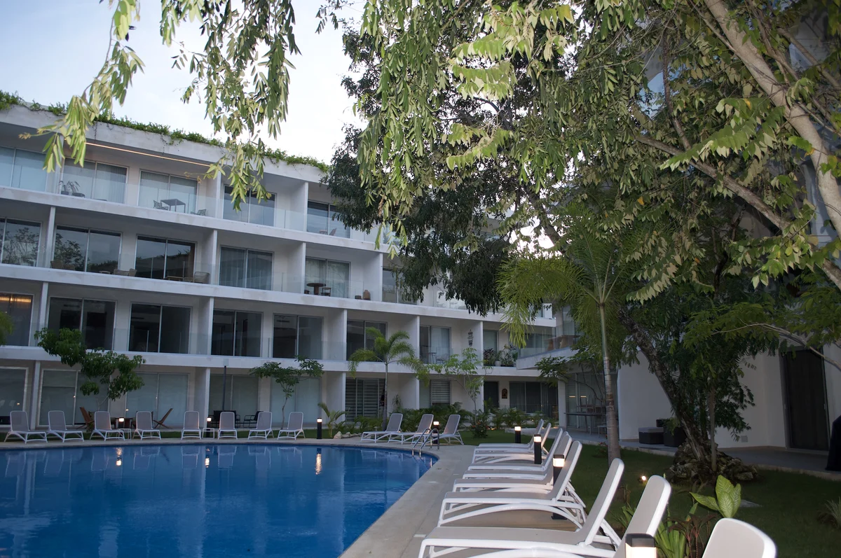 Image of Swimming Pool at The Leaf, featuring Swimming Pool, Modern Apartments.