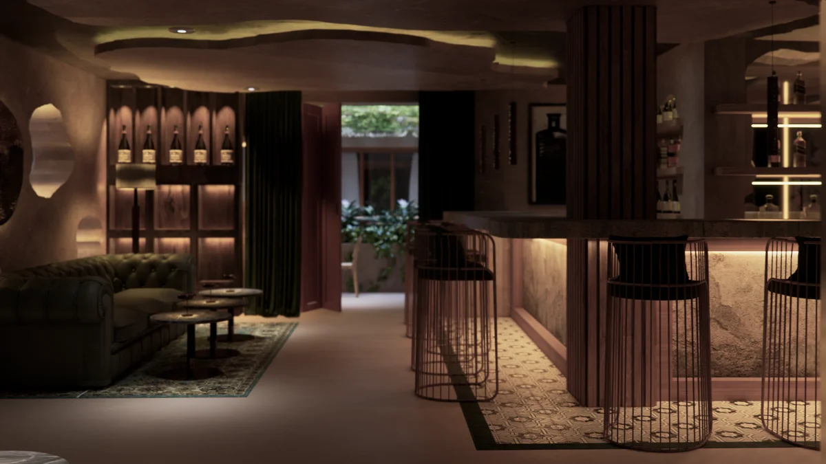 Image of Lounge at Ekab Tulum, featuring Lounge Area, Private Bar.