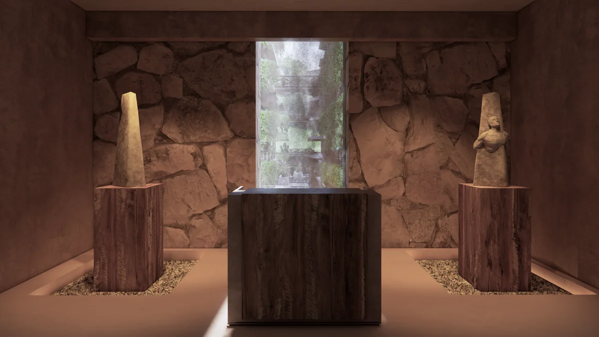 Image of Spa at Ekab Tulum, featuring Luxury Lobby, Spa Design.