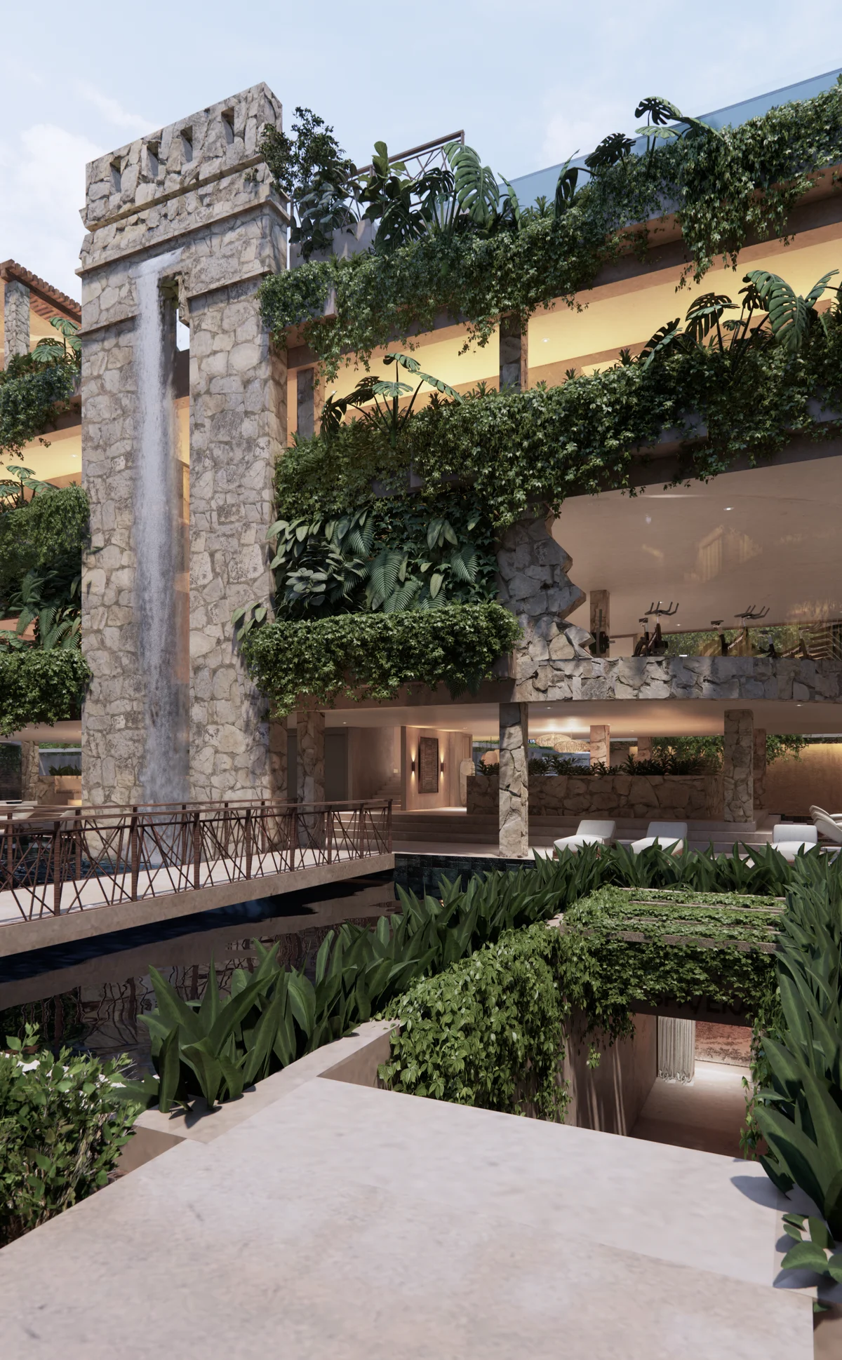 Image of Gym at Ekab Tulum, featuring Luxury Amenities, Resort Style Living.