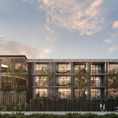 Discover The Tribe, a unique co-living and co-working concept in Tulum's La Veleta, offering extensive wellness and community amenities, with over 85% of units sold, explore the final residences and learn about this lifestyle today.