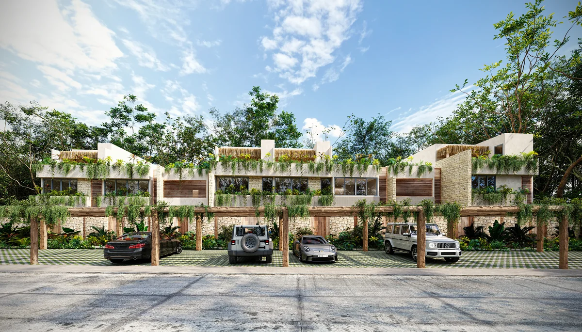 Image of Parking at Junglar, featuring Modern Architecture, Exterior View.