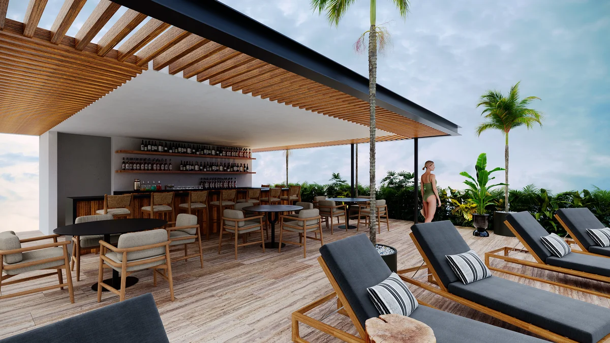 Image of Rooftop Terrace at Maresol, featuring Rooftop Terrace, Outdoor Lounge.