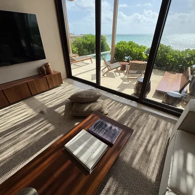 Discover Bahia, a luxurious beachfront retreat in Tulum. With private pools, terraces, and serene patio or lush jungle views, explore the final oceanfront residences. Request the full dossier.