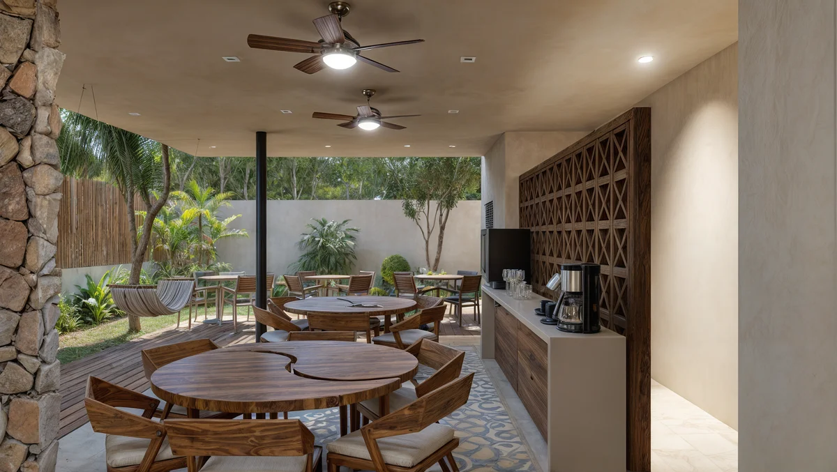 Image of Lounge at Muwan, featuring Outdoor Lounge, Covered Patio.