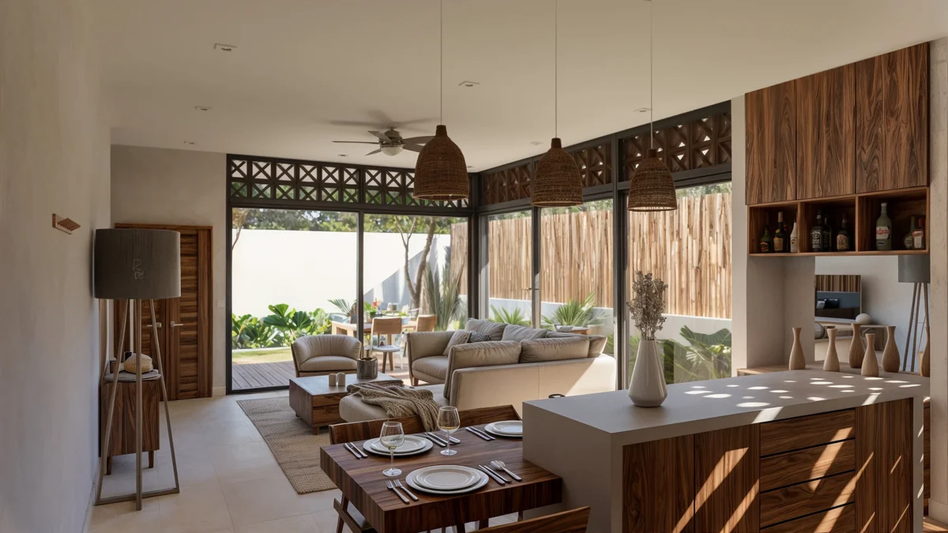 Image of Garden at Muwan, featuring Open Concept Living, Indoor-Outdoor Flow.