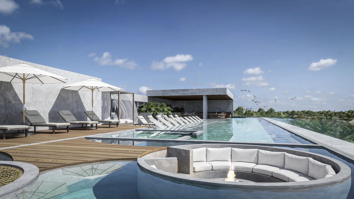 Image of Swimming Pool at Cautiva, featuring Rooftop Pool, Infinity Pool.