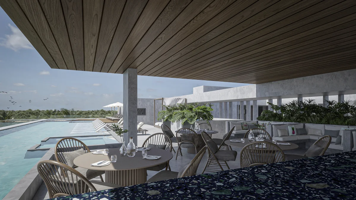 Image of Swimming Pool at Cautiva, featuring Rooftop Terrace, Infinity Pool.