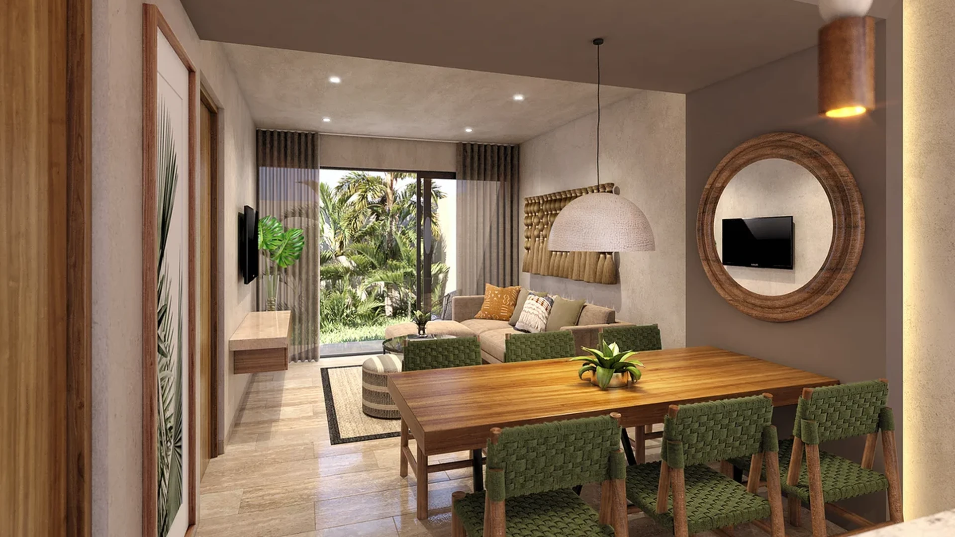 Image of Garden at Cautiva, featuring Open Concept Living, Dining Area.