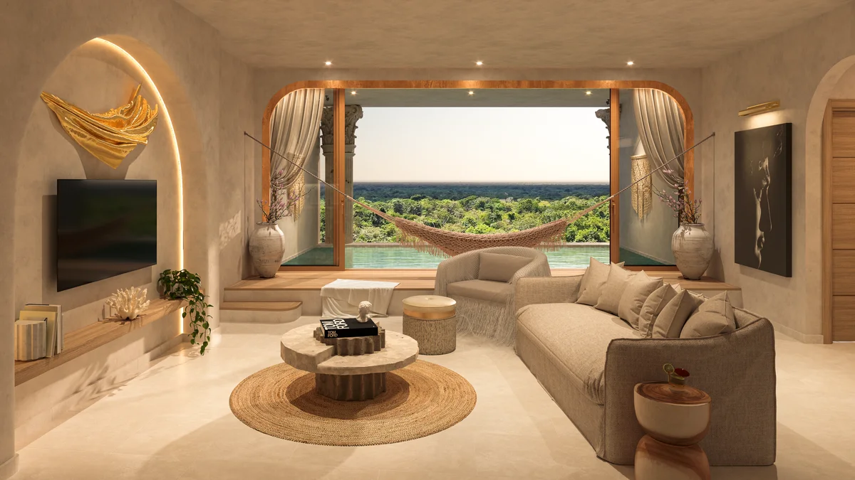 Image of Swimming Pool at Afrodita, featuring Luxury Living Room, Private Pool.