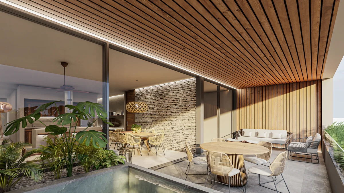 Image of Swimming Pool at Nygma, featuring Indoor-Outdoor Living, Luxury Terrace.