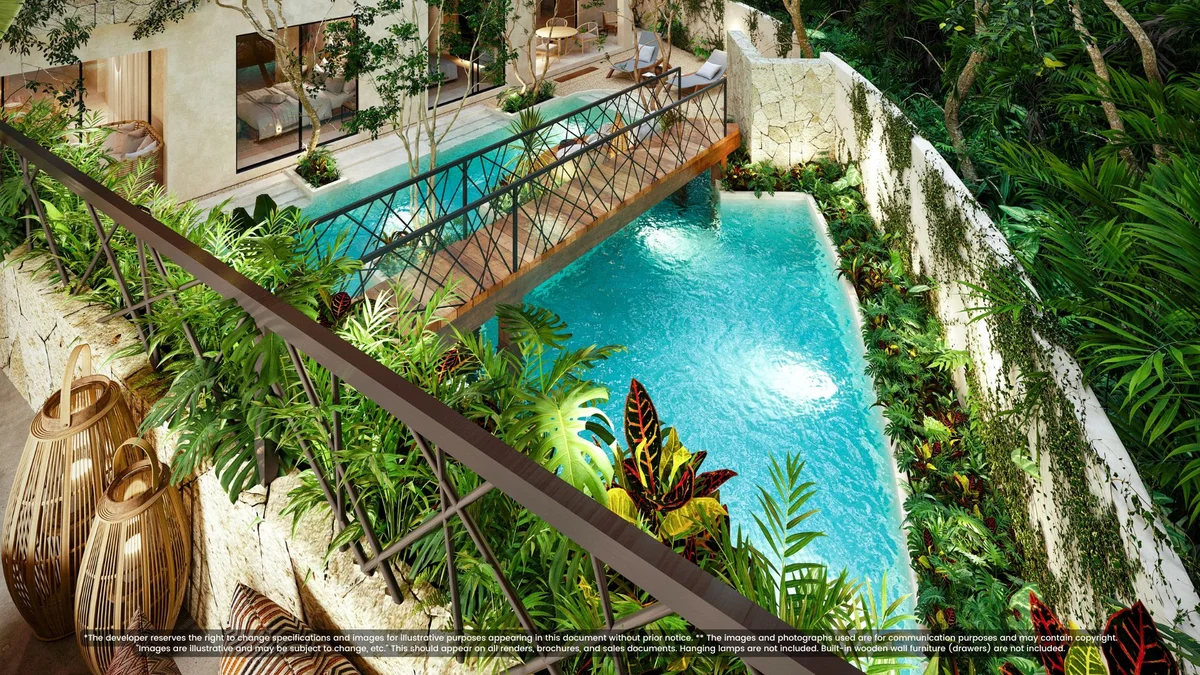Image of Swimming Pool at Itza Selva 2, featuring Private Pool, Luxury Villa.