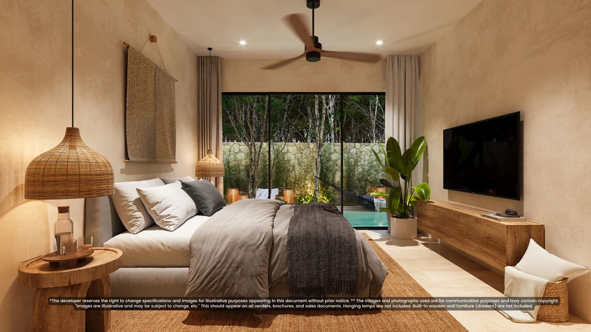 Image of Swimming Pool at Itza Selva 2, featuring Luxury Bedroom, Private Plunge Pool.