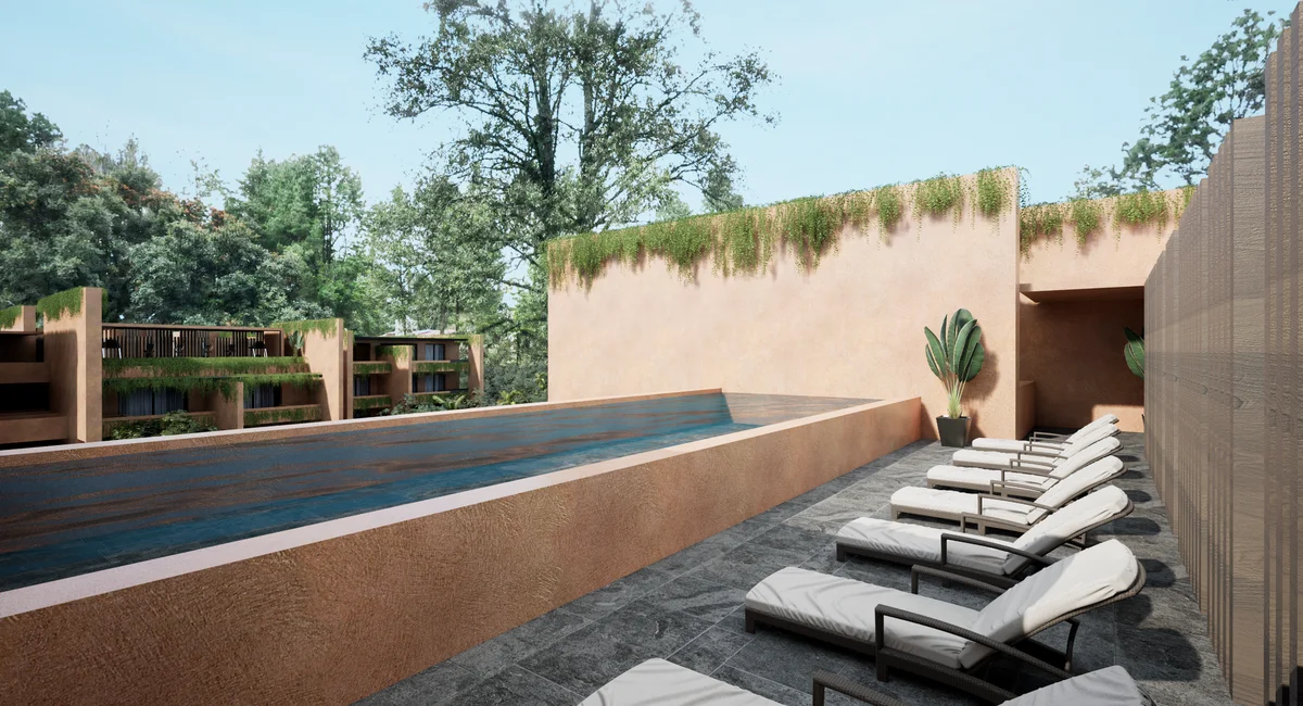 Image of Swimming Pool at Artra, featuring Swimming Pool, Lounge Area.