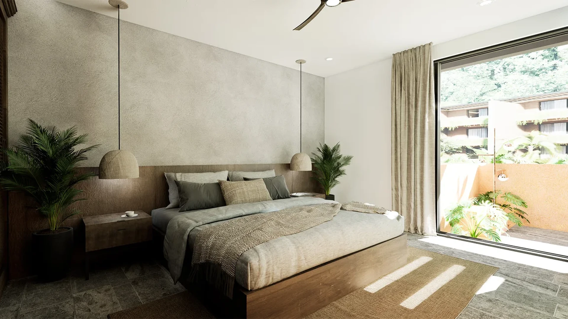 Image of Garden at Artra, featuring Modern Bedroom, Natural Light.