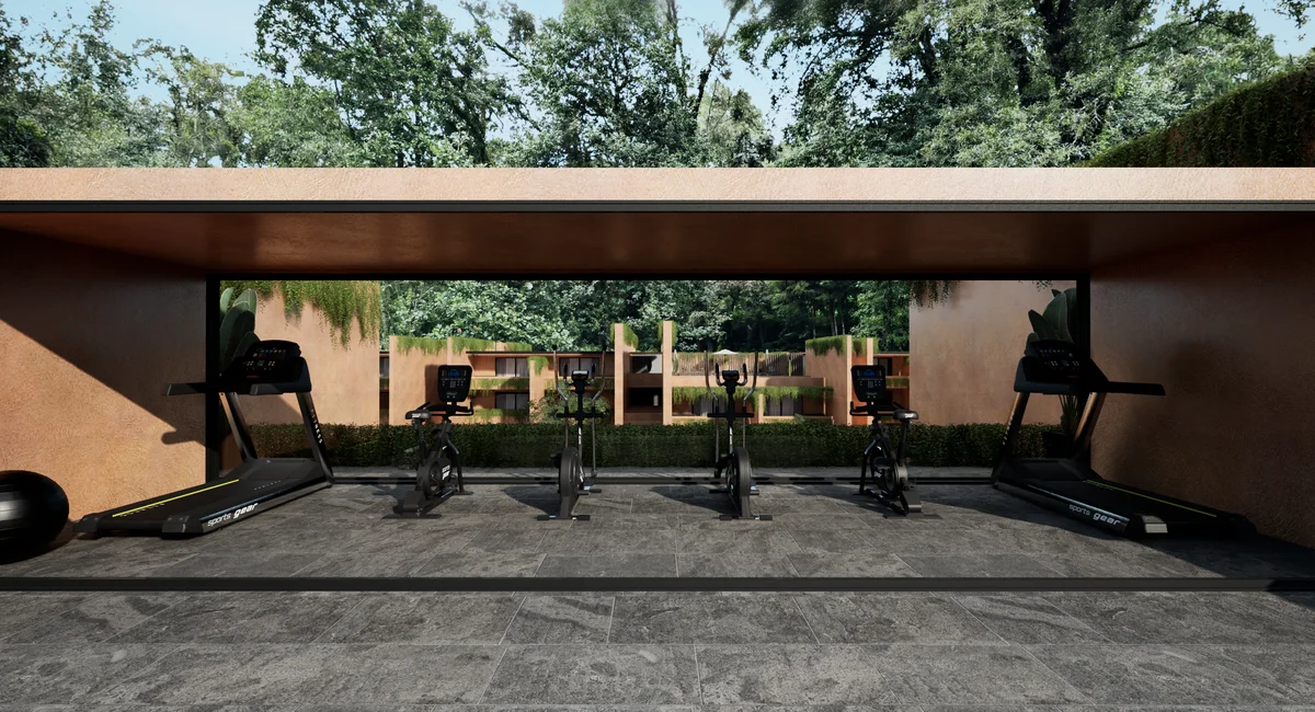 Image of Gym at Artra, featuring Gym, Fitness Center.