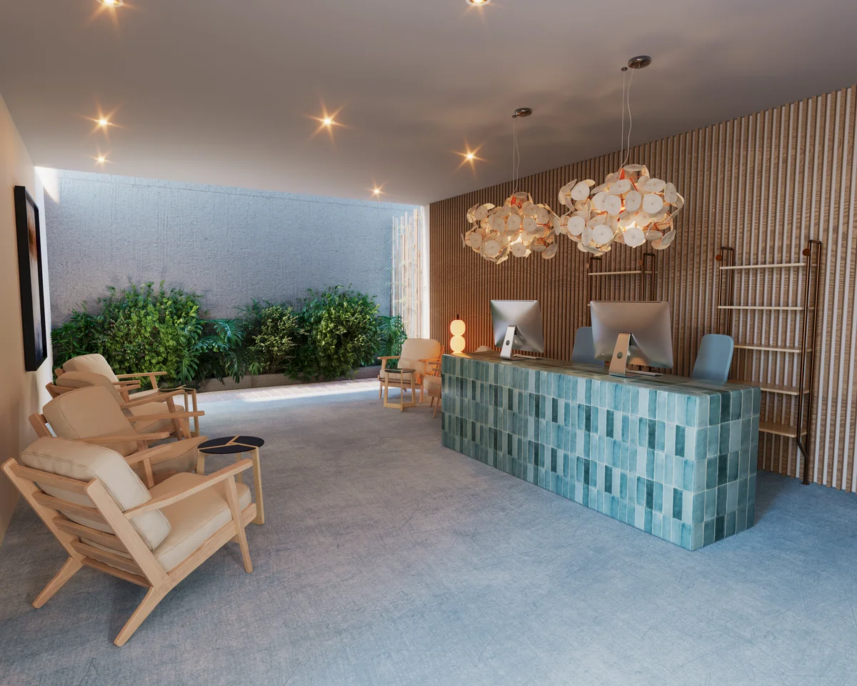 Image of Lobby at Baay, featuring Lobby Reception, Modern Design.