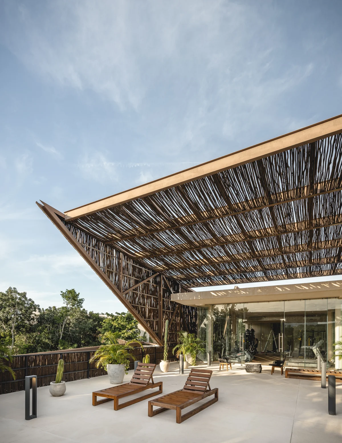 Image of Rooftop Terrace at Ophelia, featuring Rooftop Terrace, Modern Architecture.