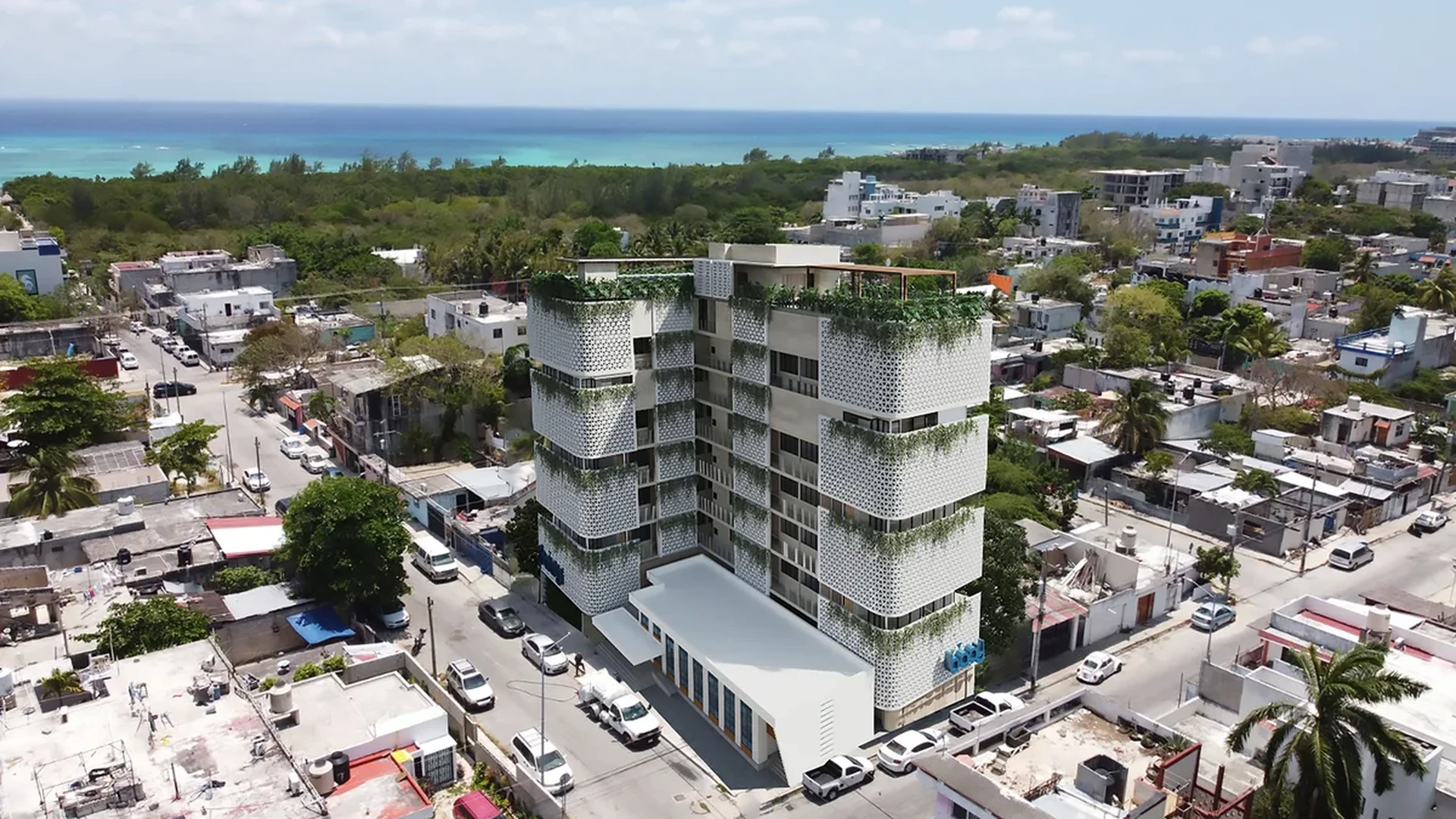 Image of Rooftop Terrace at Baay, featuring Aerial View, Modern Architecture.