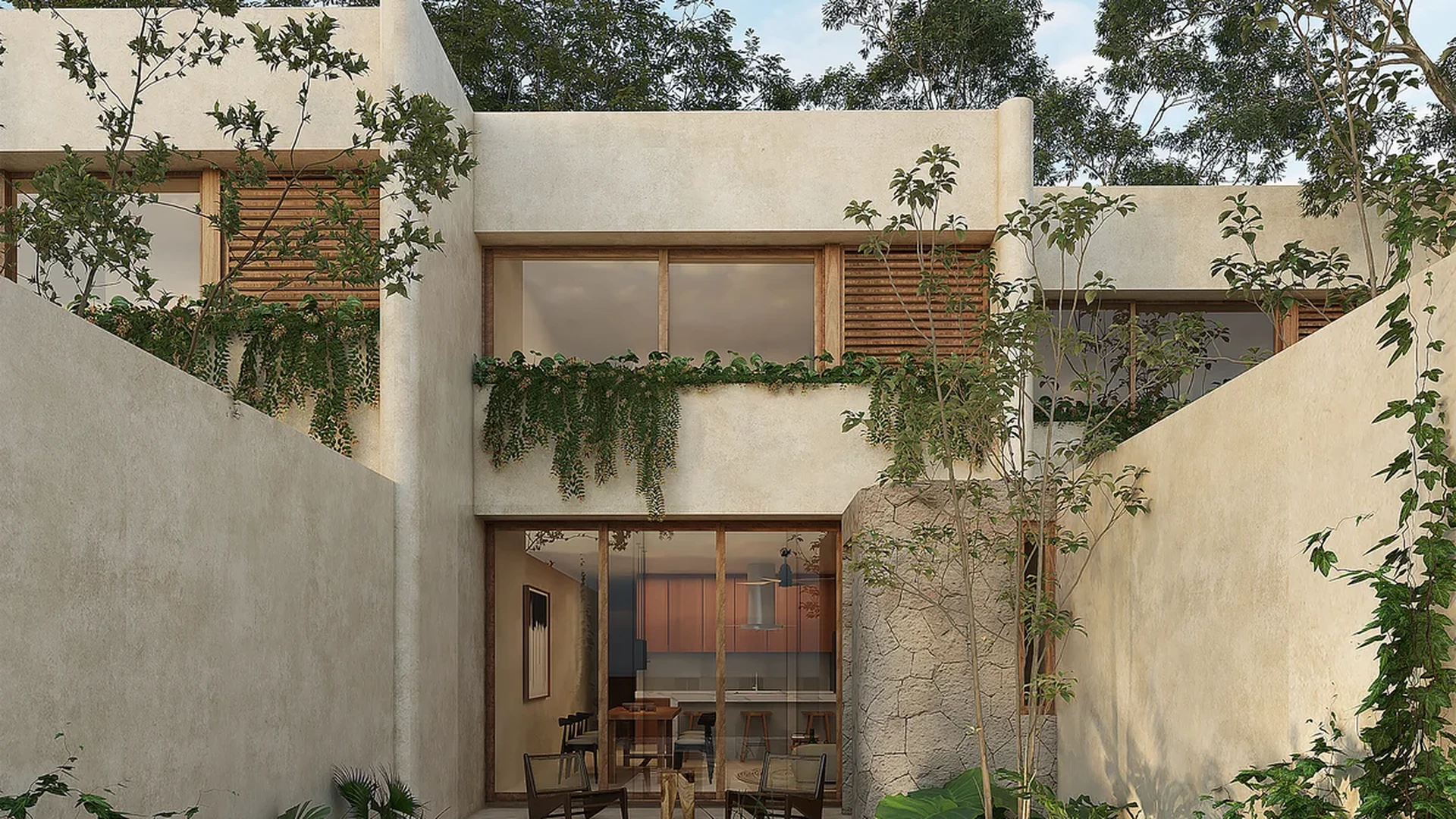 Image of Swimming Pool at Retiro Tulum-Townhouses, featuring Private Courtyard, Plunge Pool.