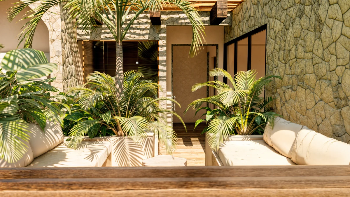 Image of Lounge at Essence, featuring Outdoor Lounge, Sunken Seating.