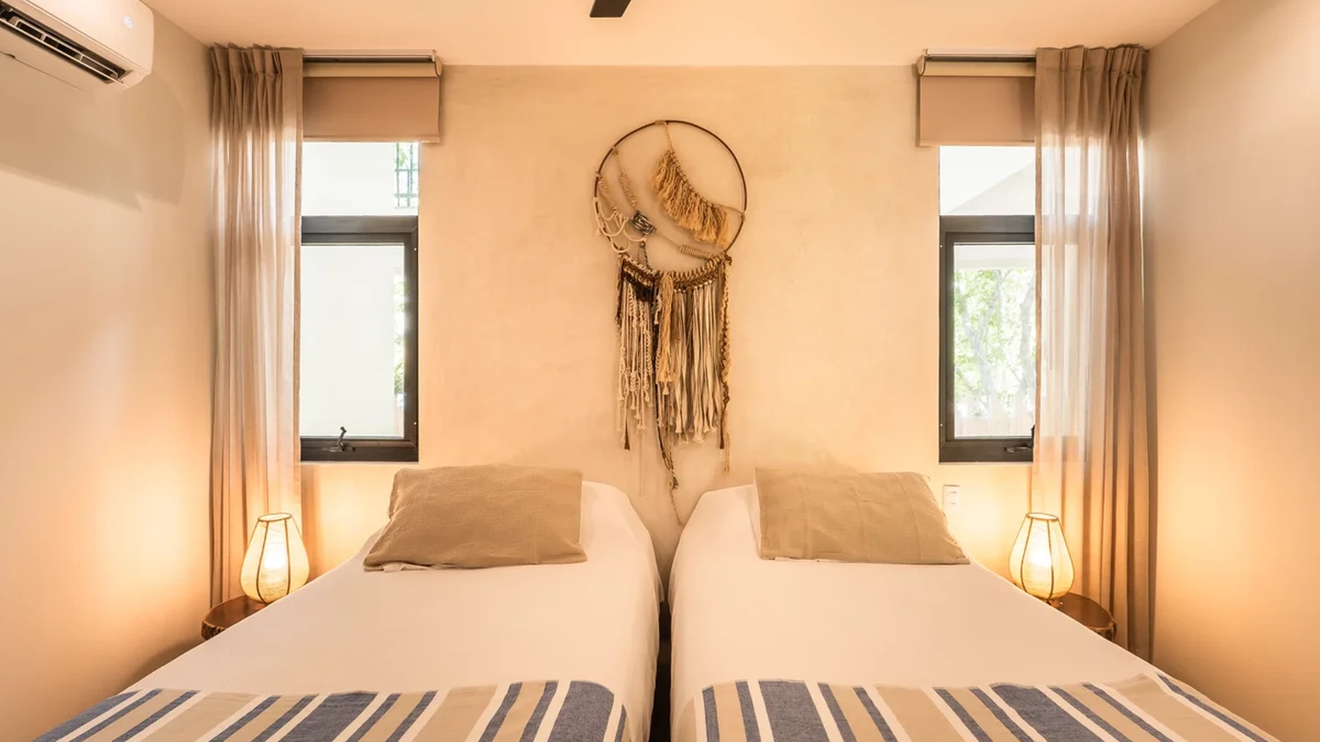 View of Bedroom at Monarca, showcasing Twin Beds, Guest Room.