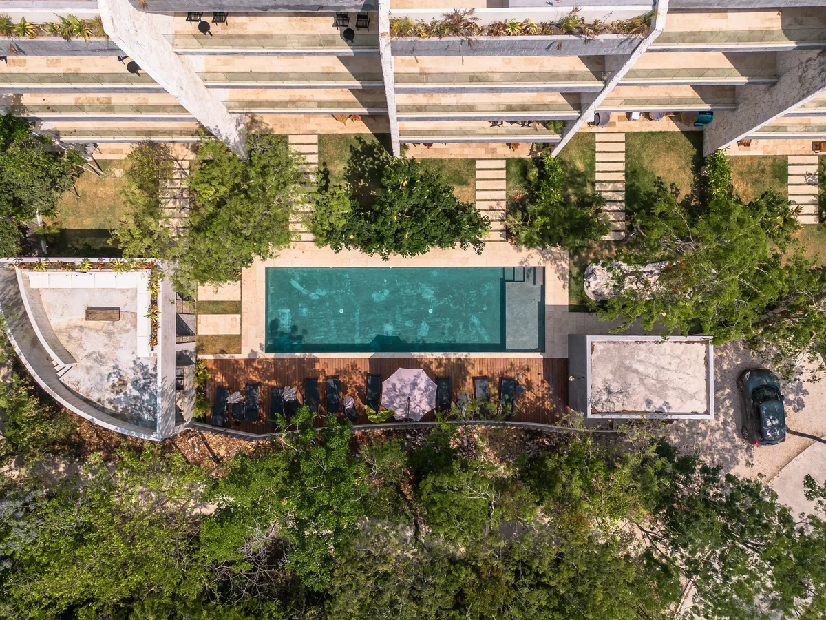 Image of Swimming Pool at Monarca, featuring Aerial View, Luxury Villa.