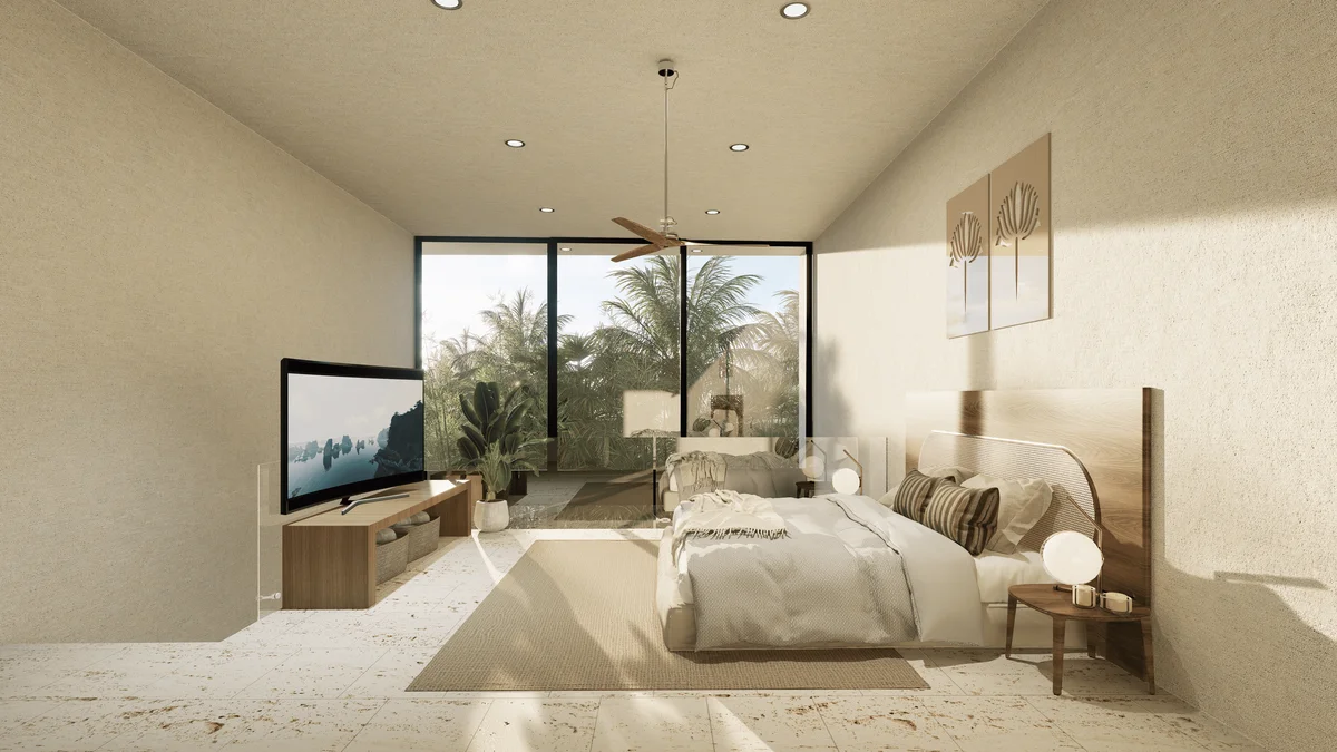 Image of Garden at Waye, featuring Modern Bedroom, Natural Light.