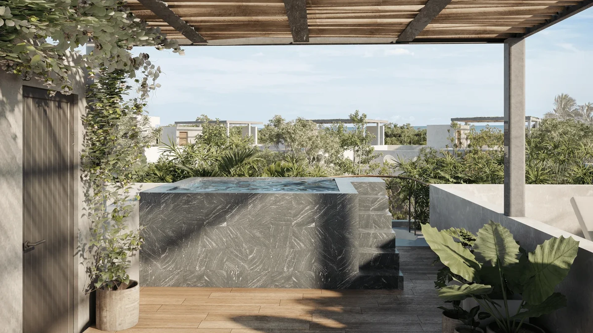 Image of Swimming Pool at Waye, featuring Rooftop Terrace, Private Plunge Pool.