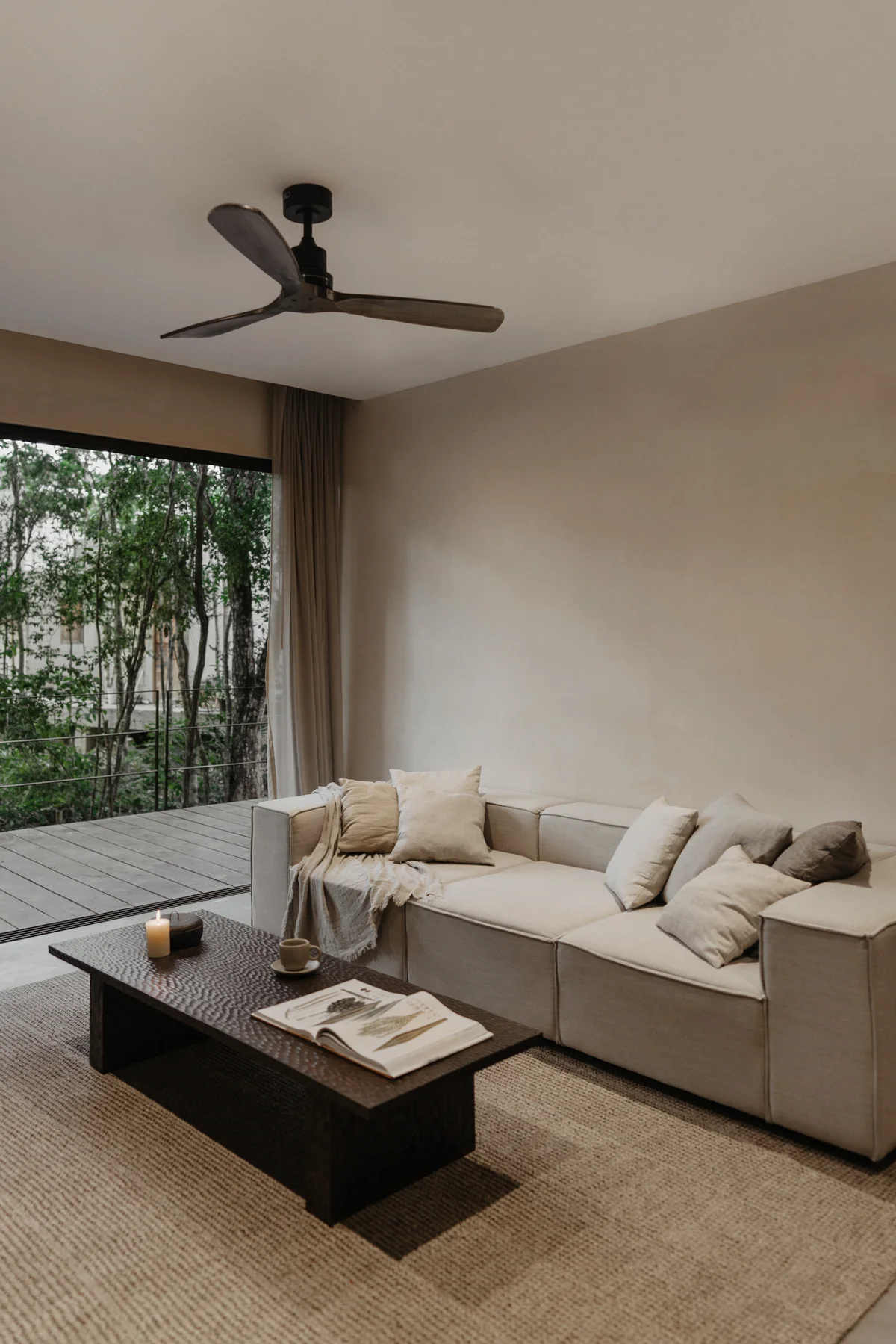 Image of Garden at Bodhi, featuring Minimalist Living Room, Modern Interior Design.