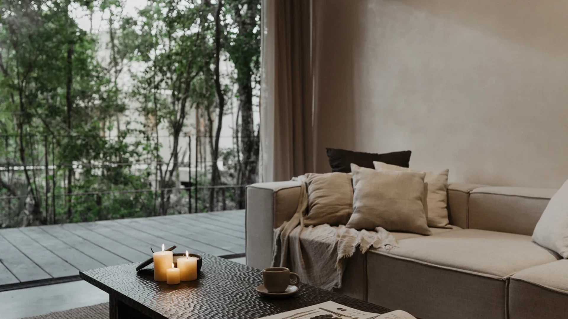 Image of Lounge at Bodhi, featuring Living Room, Modern Interior.