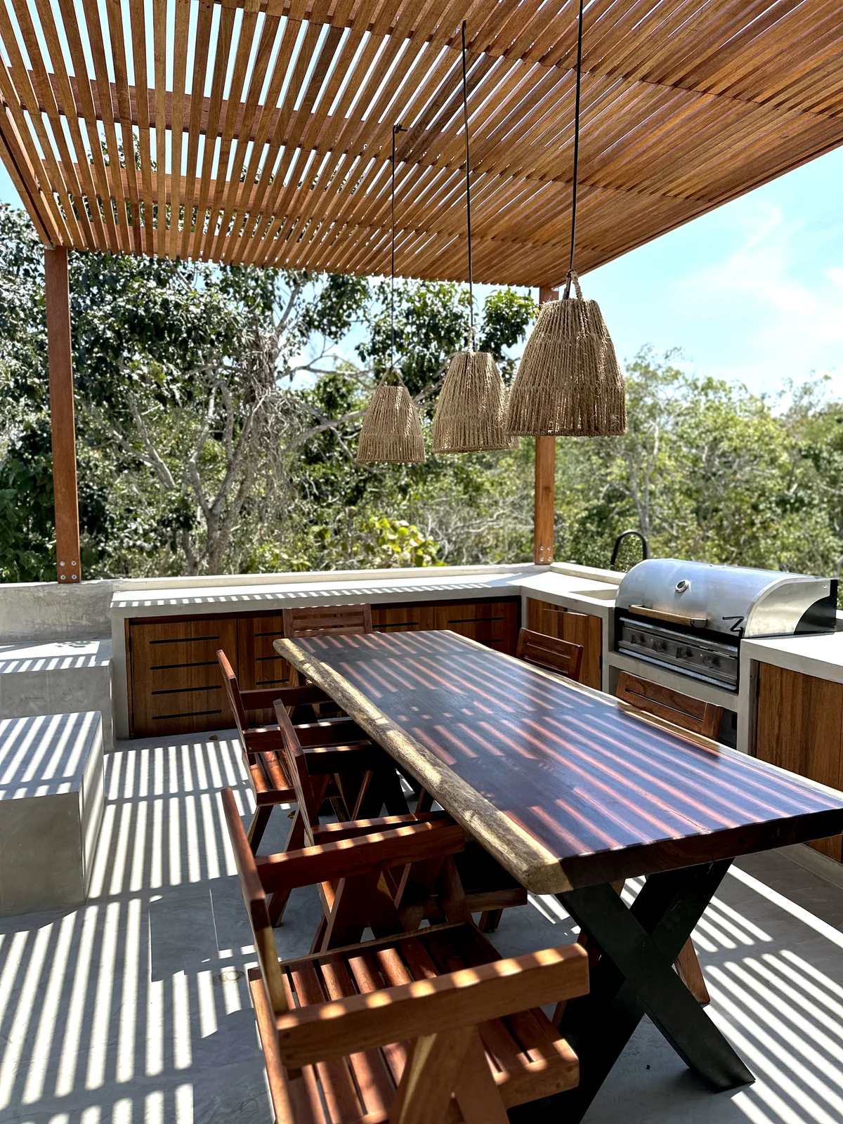 Image of Rooftop Terrace at Xanbel, featuring Outdoor Dining, Rooftop Terrace.