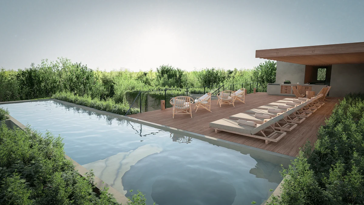 Image of Swimming Pool at Tanah, featuring Swimming Pool, Sundeck.