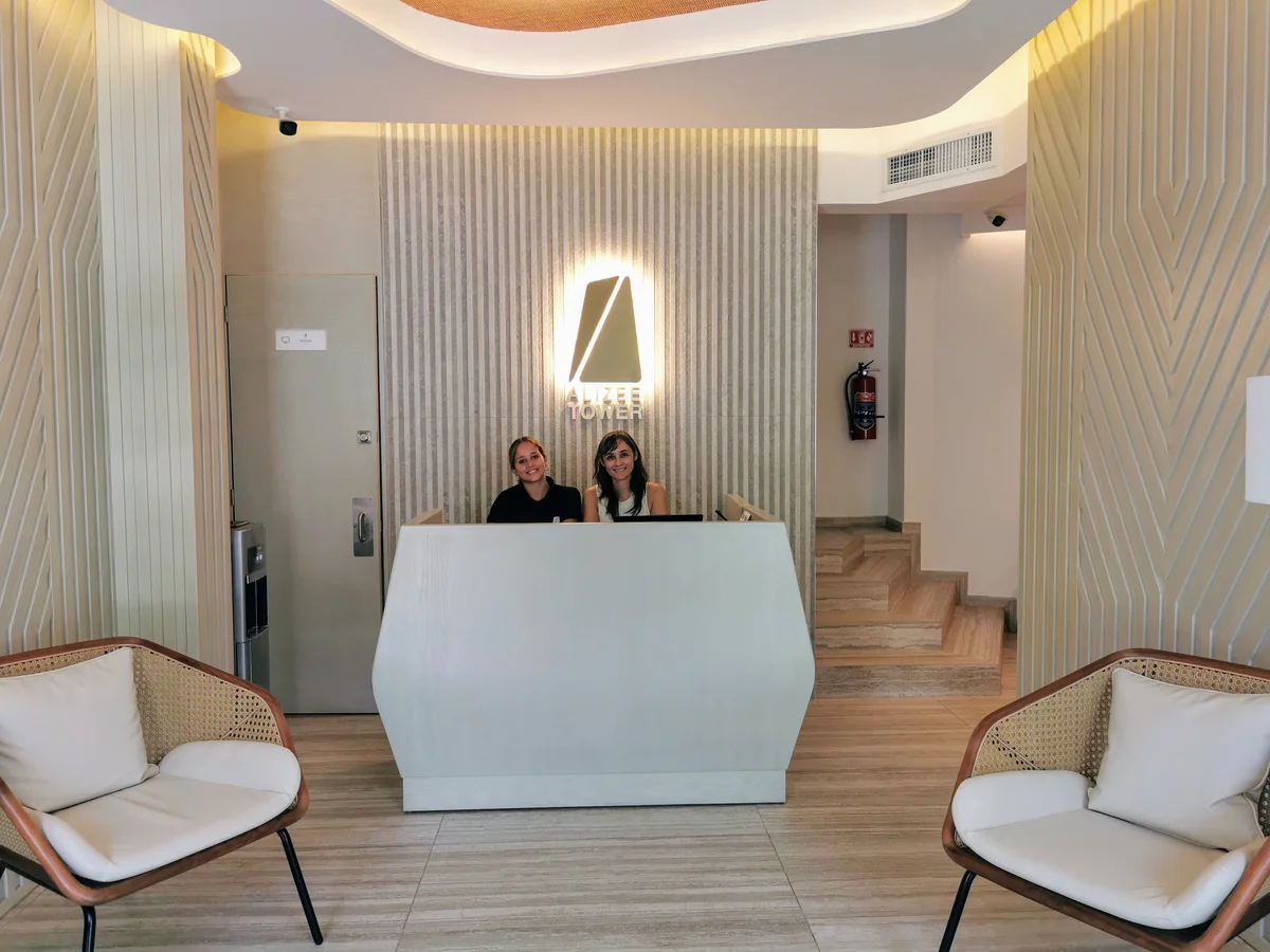 Image of Lobby at Alizee, featuring Lobby, Reception Desk.