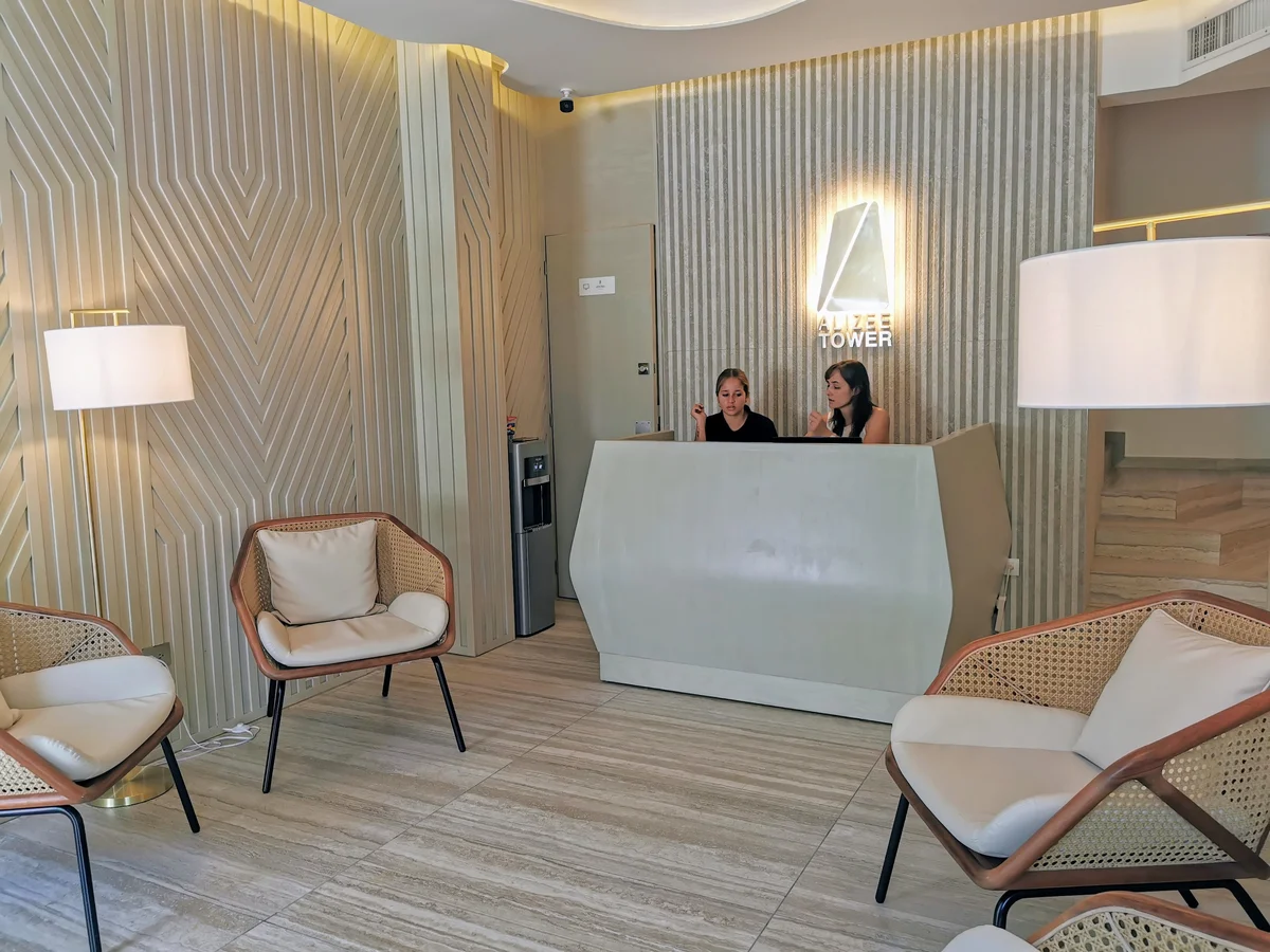 Image of Lobby at Alizee, featuring Modern Lobby, Reception Area.