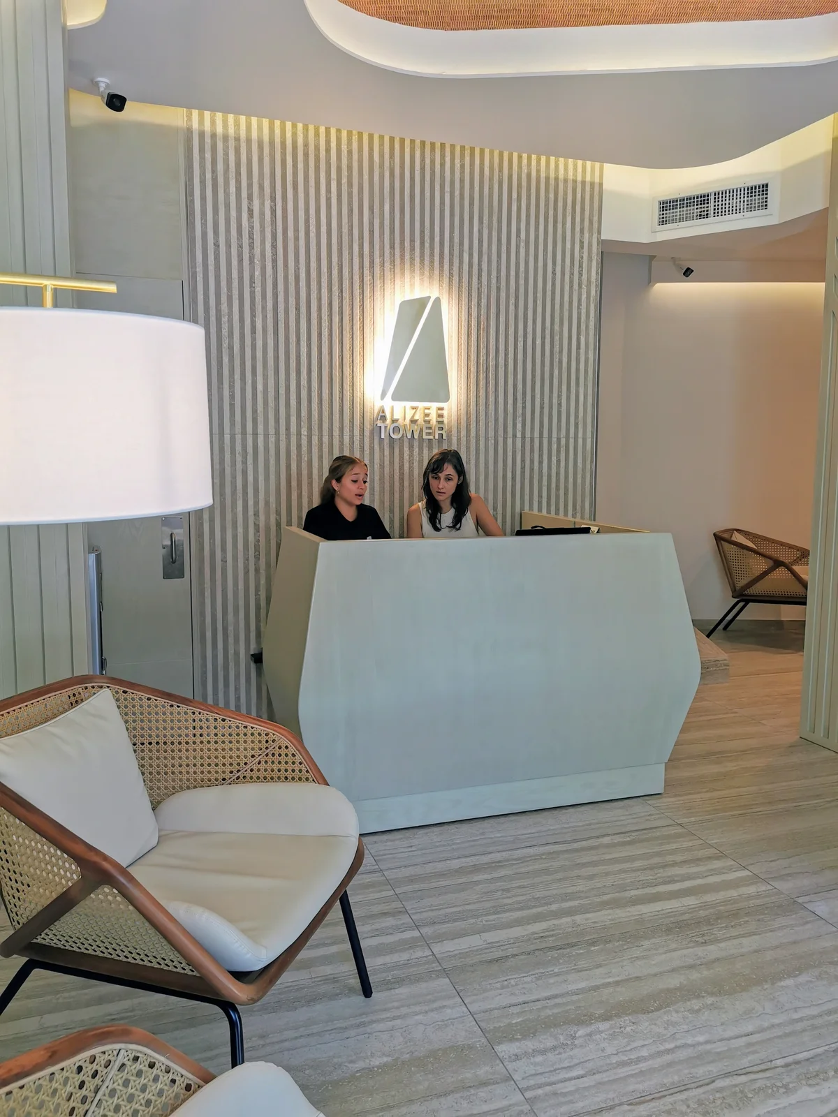 Image of Lobby at Alizee, featuring Modern Lobby, Concierge Service.